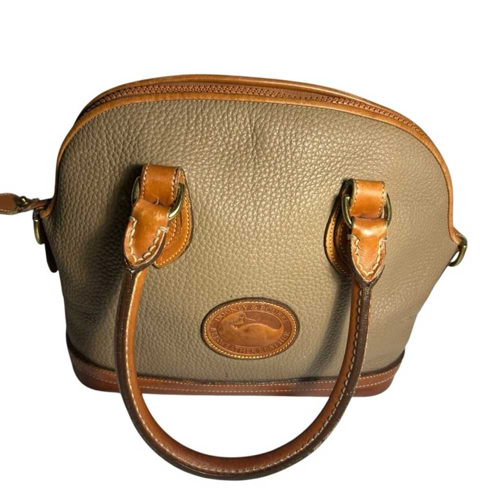 Dooney and Bourke Norfolk Vintage Leather Shoulde… - image 8