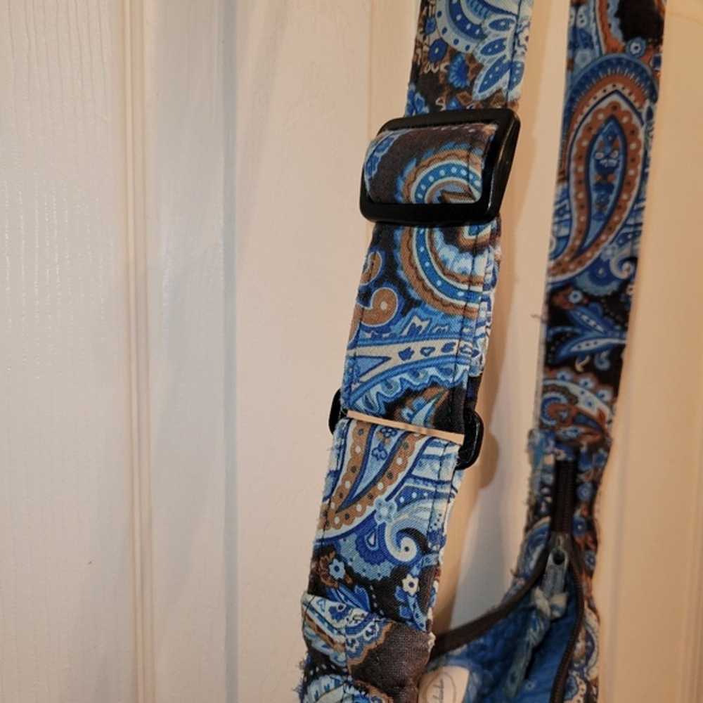 Vintage Quilted Stephanie Dawn Blue and Mocha Pai… - image 4