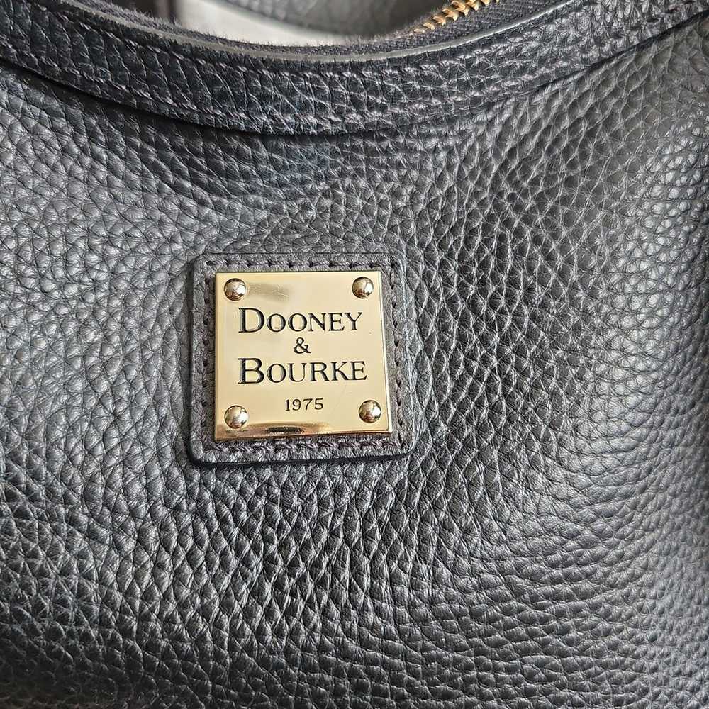 Dooney and Bourke pebbled leather side pocket hobo - image 8