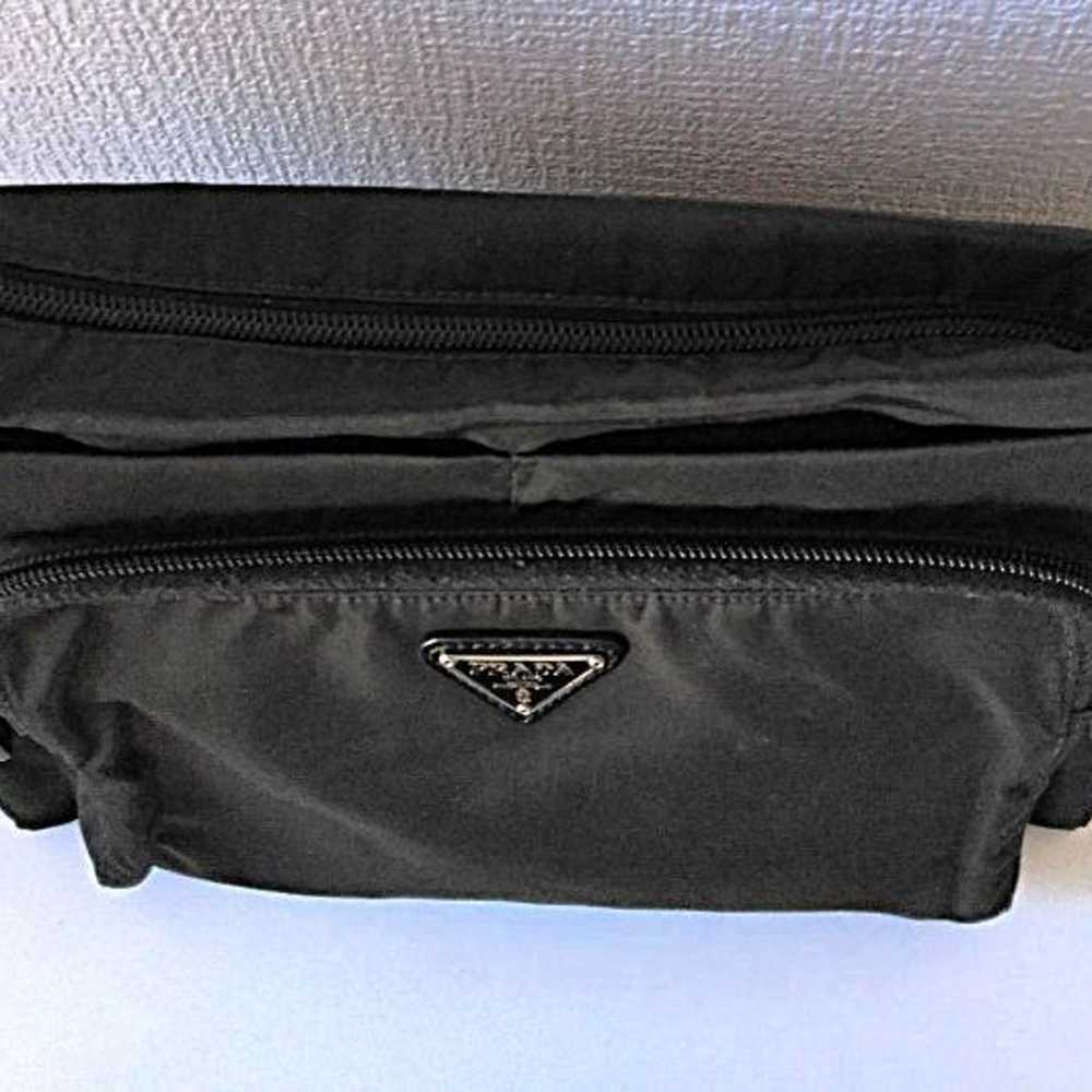 PRADA Pouch Black Extremely Beautiful Condition - image 3