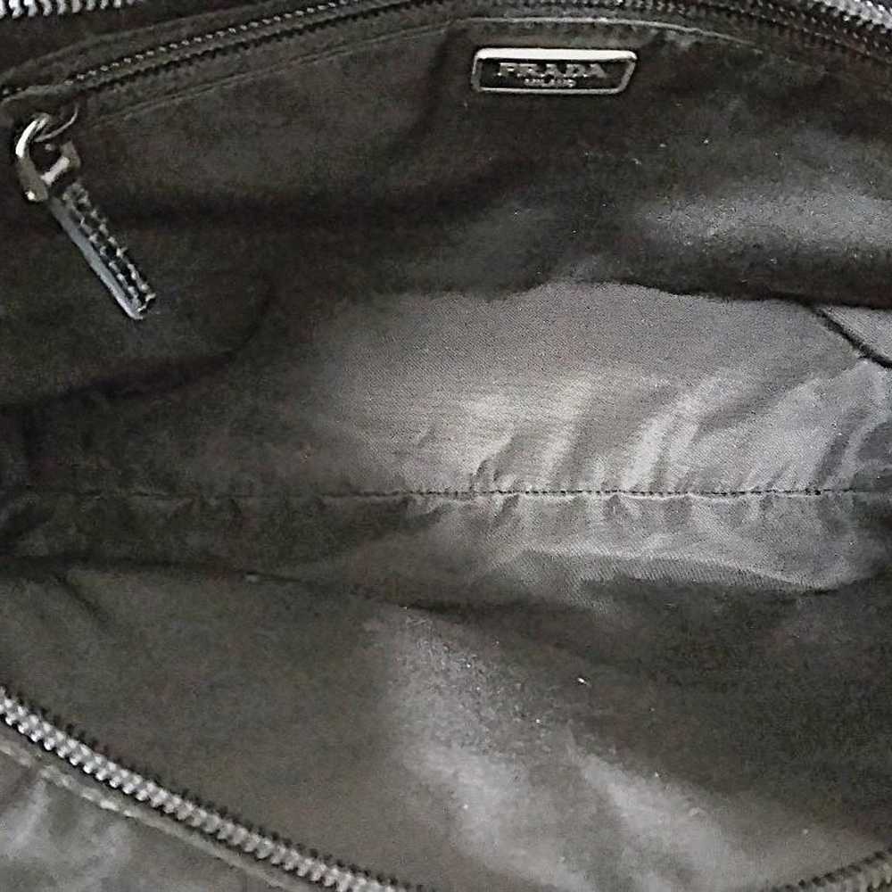 PRADA Pouch Black Extremely Beautiful Condition - image 7