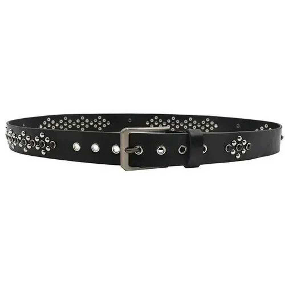 Japanese Brand × Streetwear Rivet Leather Pin Belt - image 3