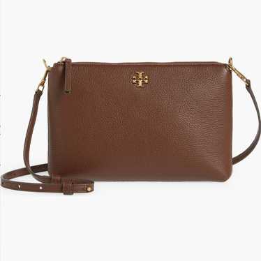 Tory Burch Mercer Pebbled Zip Crossbody Bag