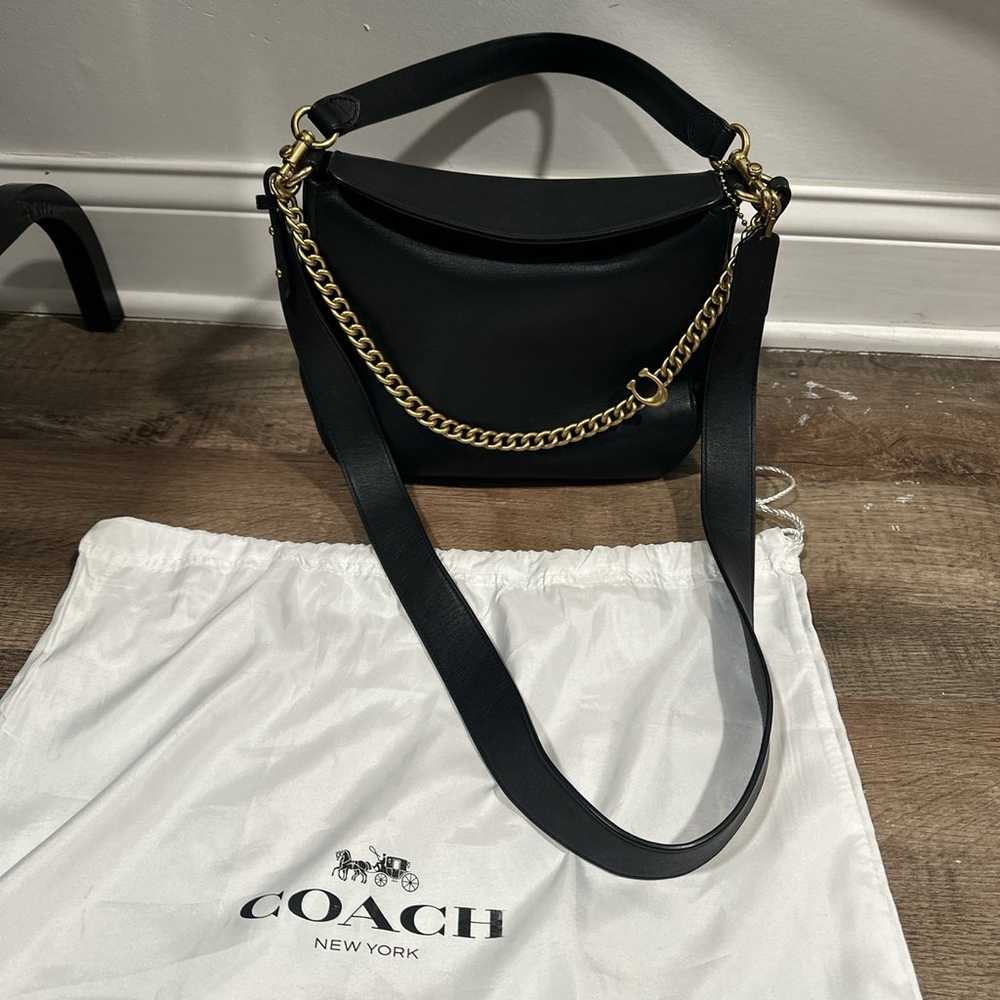 Coach Leather shoulder bag - image 1