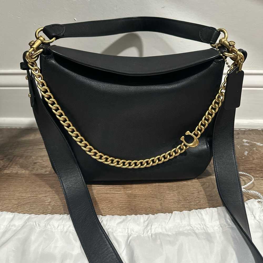 Coach Leather shoulder bag - image 4