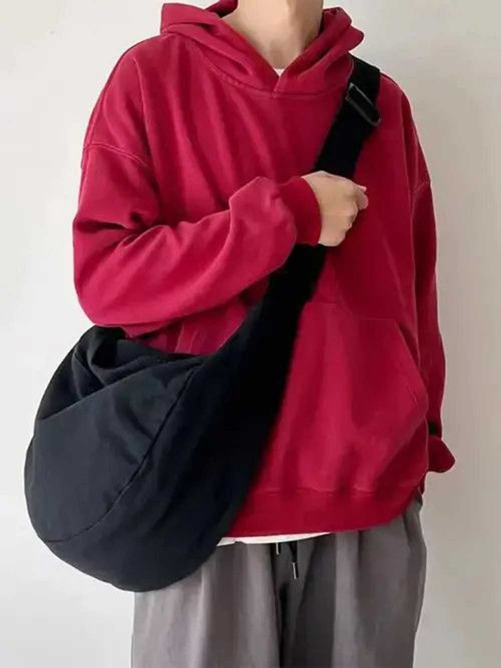 Bag × Japanese Brand × Streetwear Black canvas sh… - image 4