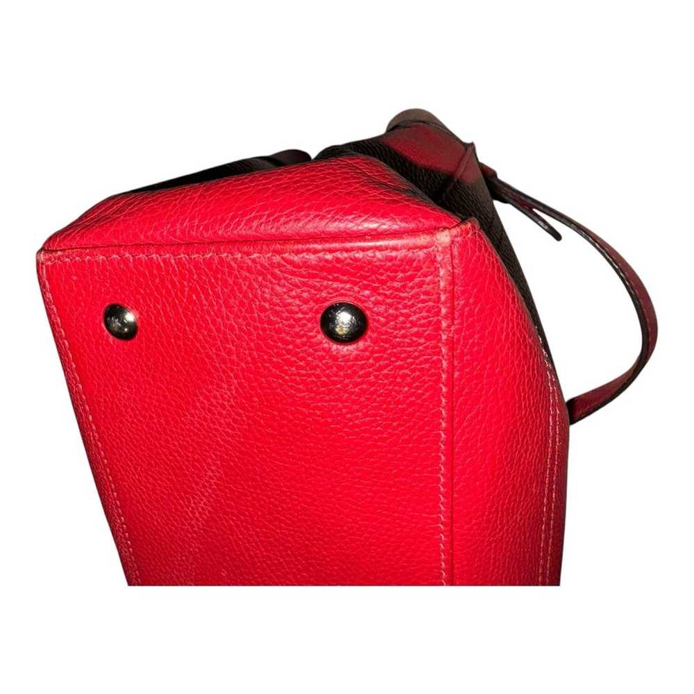 Beautiful Vintage 2011 Red Coach Pebbled "Penelop… - image 6