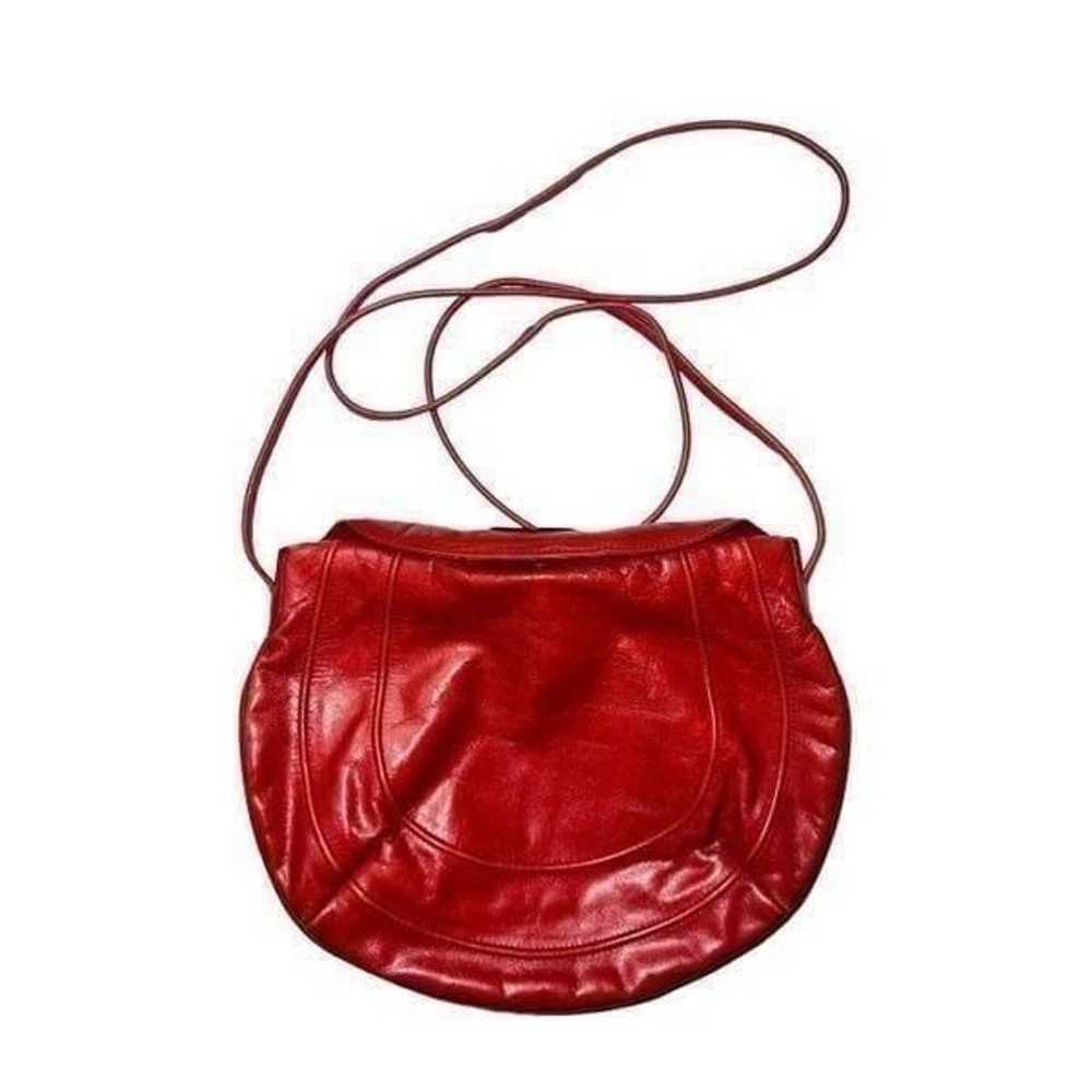 Vintage Walter Steiger Paris Small Red Leather Cr… - image 3