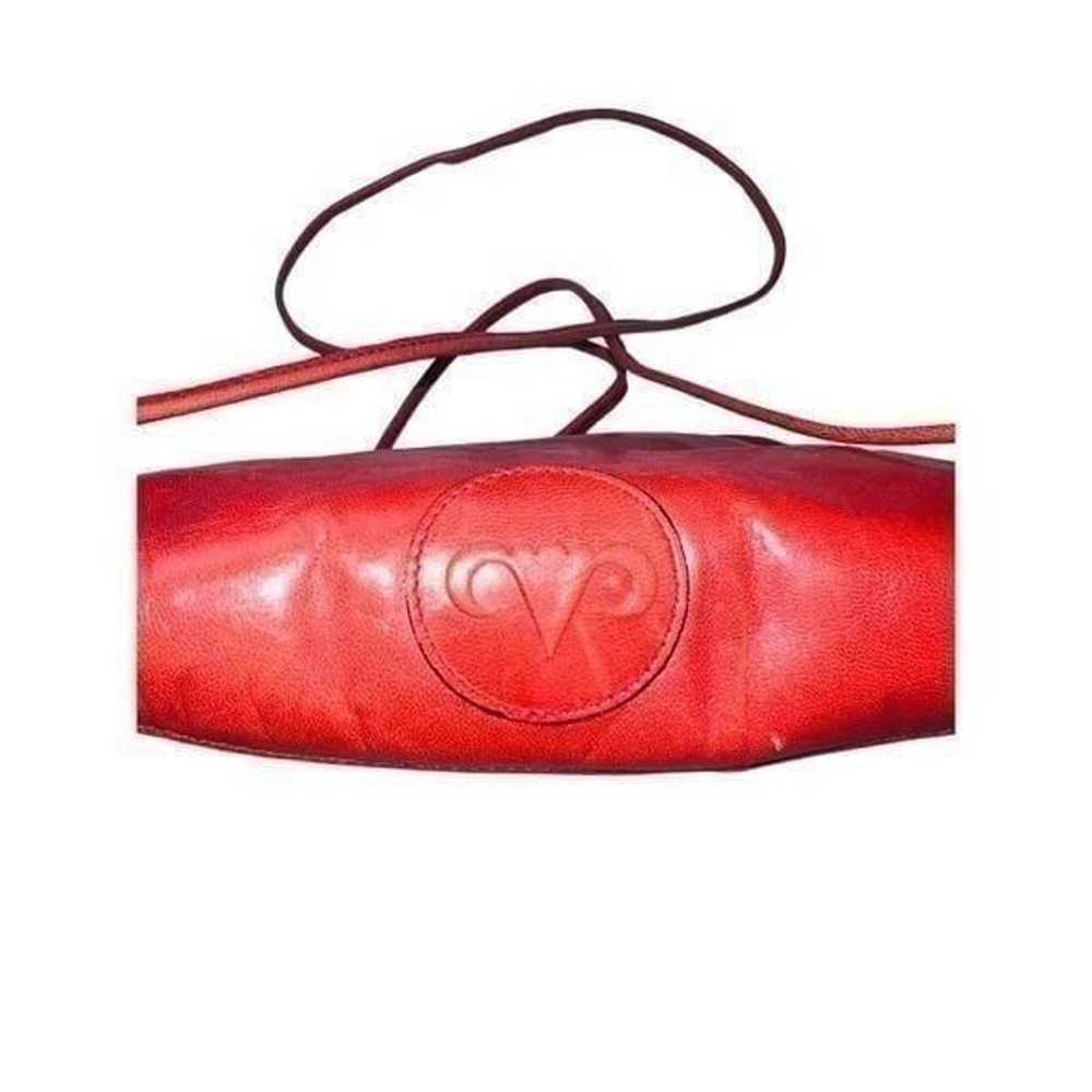 Vintage Walter Steiger Paris Small Red Leather Cr… - image 5