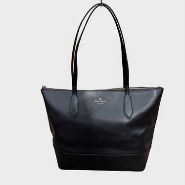 Kate Spade Black Leather Laptop Bag Braelynn Tote… - image 1