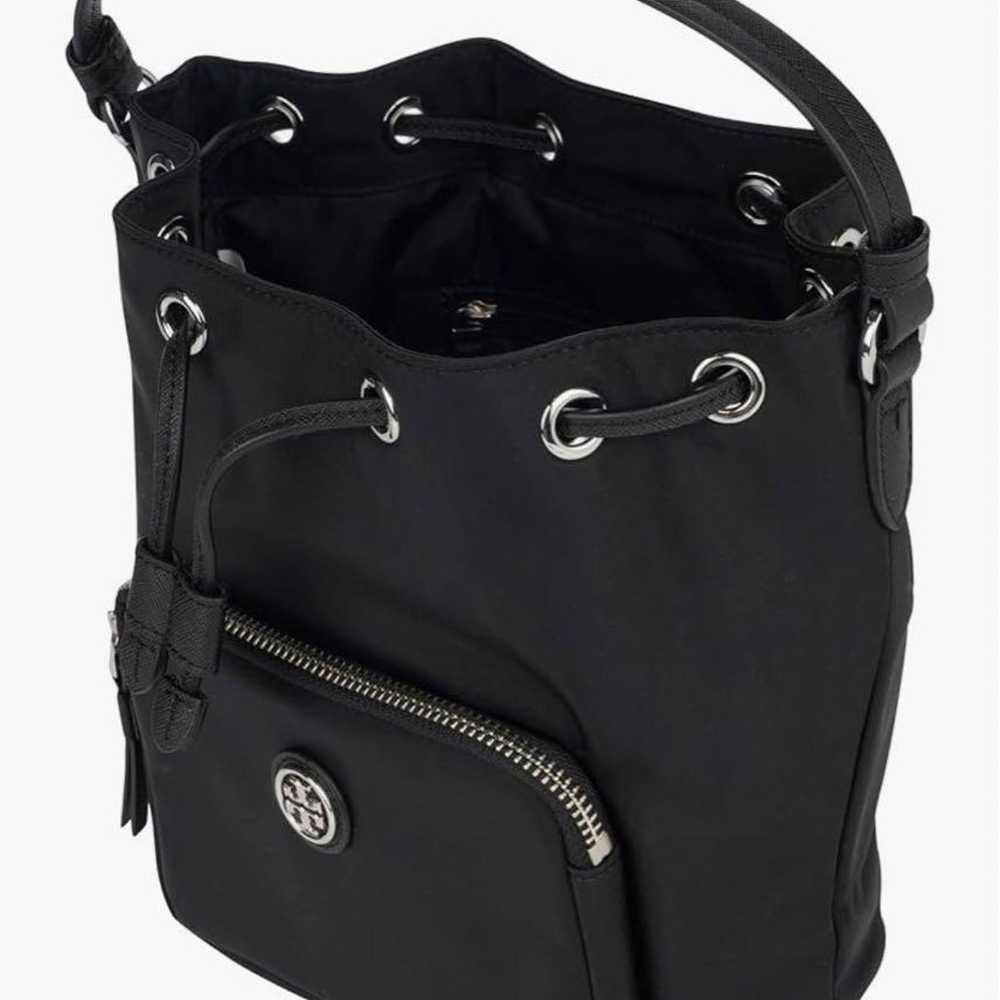 Black Nylon Bucket Bag - image 4