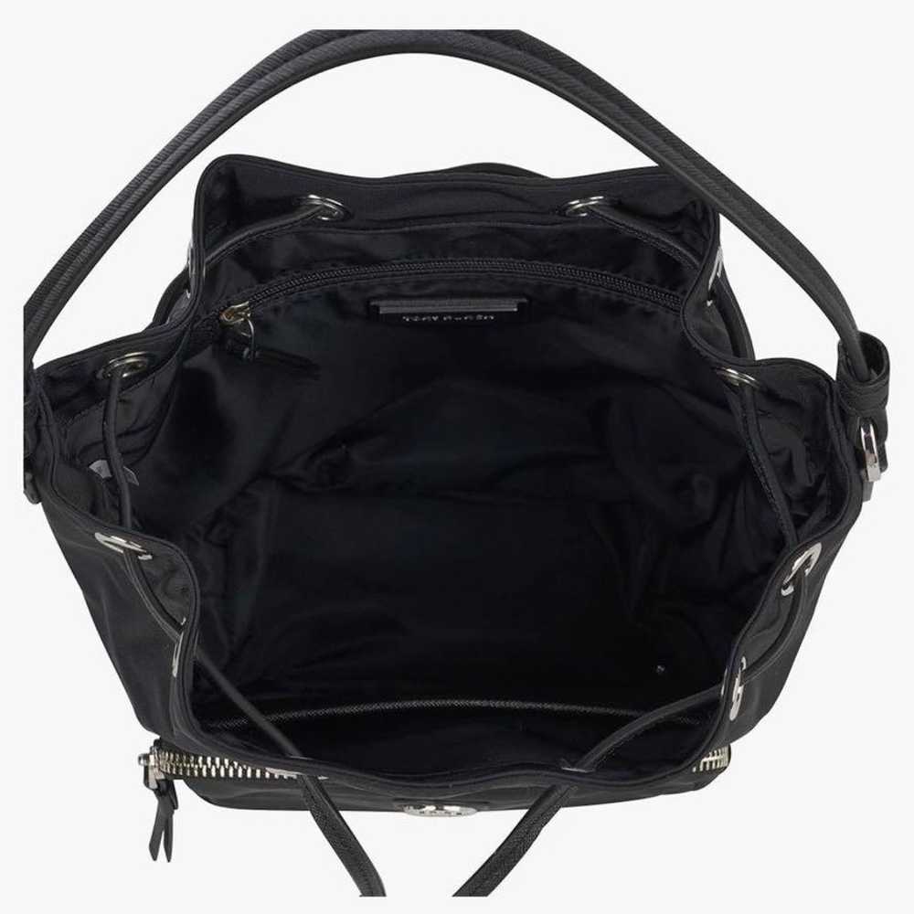 Black Nylon Bucket Bag - image 5