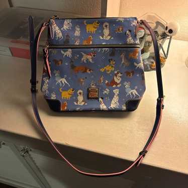 Dooney and Bourke Crossbody Disney Dogs (blue)