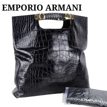 Brand New Emporio Armani Crocodile Embossed Handba