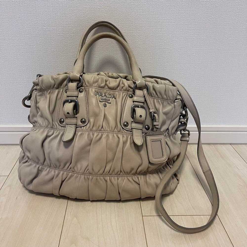 Prada Leather 2way Bag - image 1