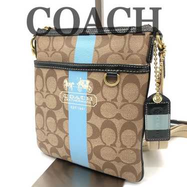 COACH Signature Heritage Shoulder Bag Sacoche - image 1