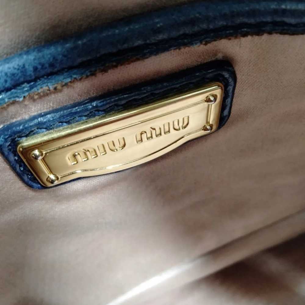 Miu Miu Handbag Blue leather - image 6