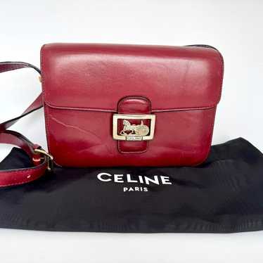 Vintage Celine Carriage Crossbody + Shoulder Bag