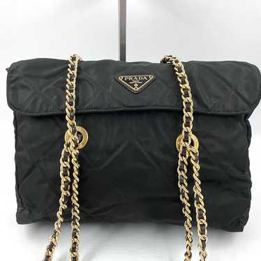 Luxury ✨️ Prada 2426 Chain Shoulder Bag Flap Quilt