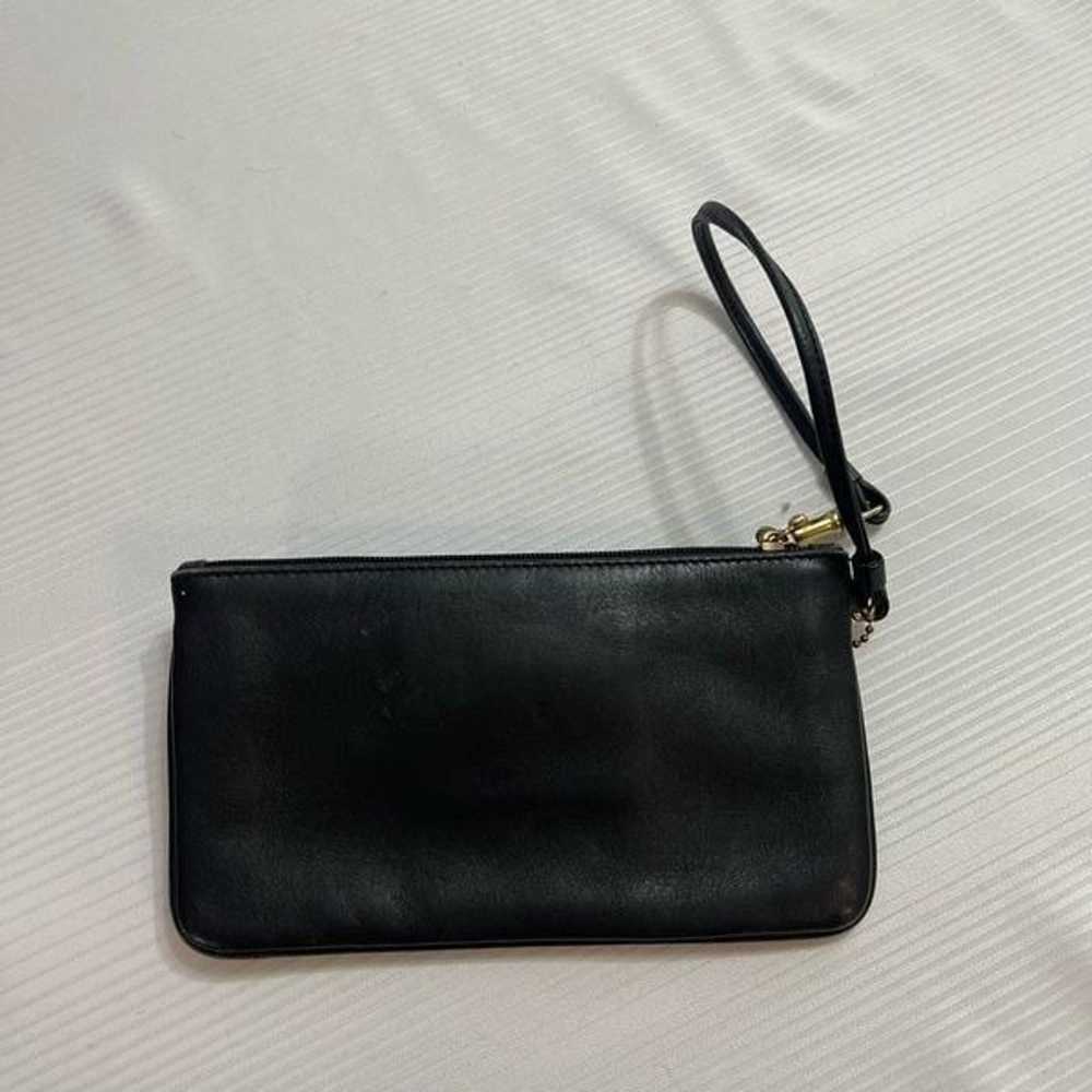 COACH Vintage Black Front Flap Turn Lock pocket C… - image 6