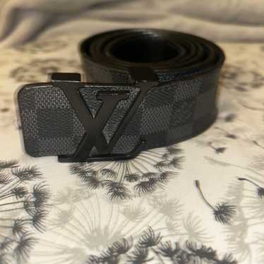 Louis Vuitton Black Damier Belt EUC Size 36 - image 1