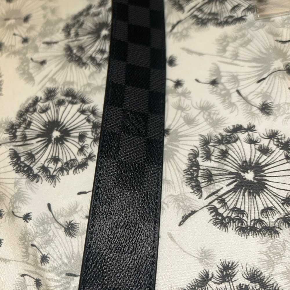 Louis Vuitton Black Damier Belt EUC Size 36 - image 5