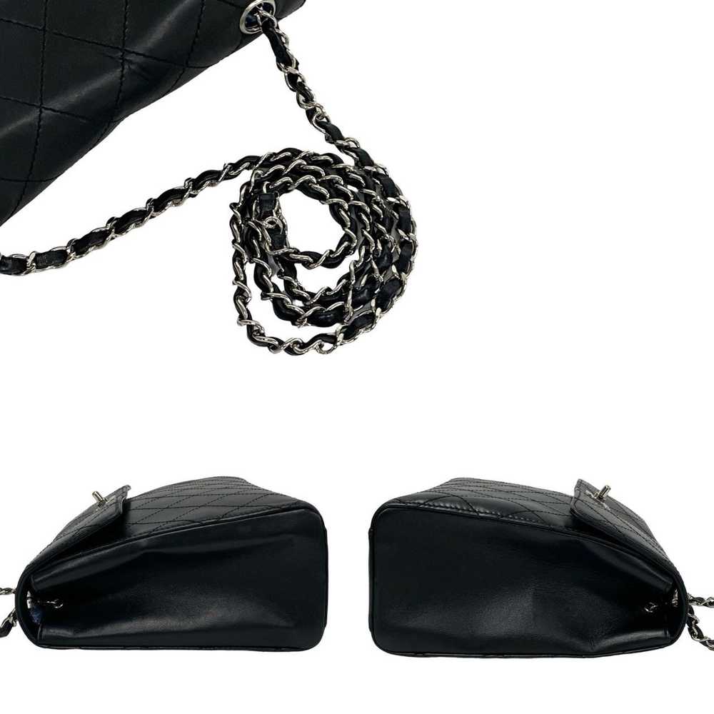 CHANEL Shoulder Bag lambskin black Matrasse - image 6