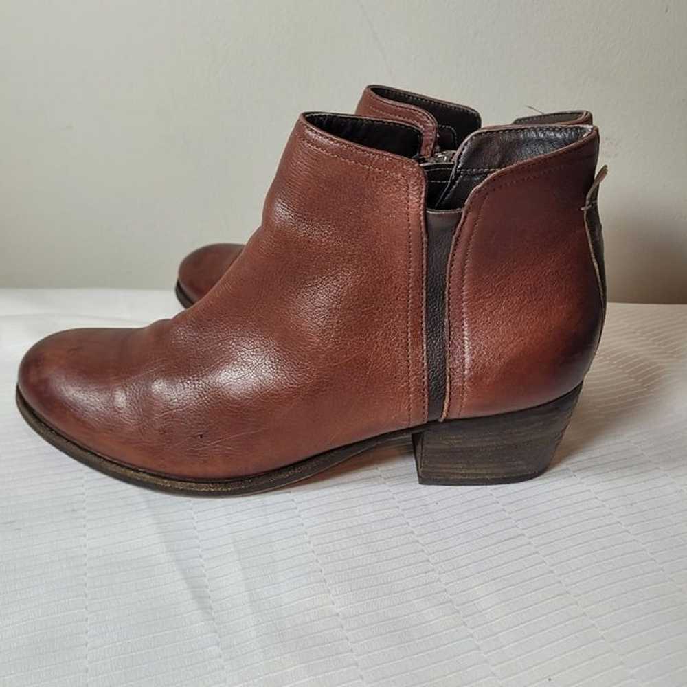 Clarks Maypearl Ramie Brown Leather Ankle Booties… - image 1