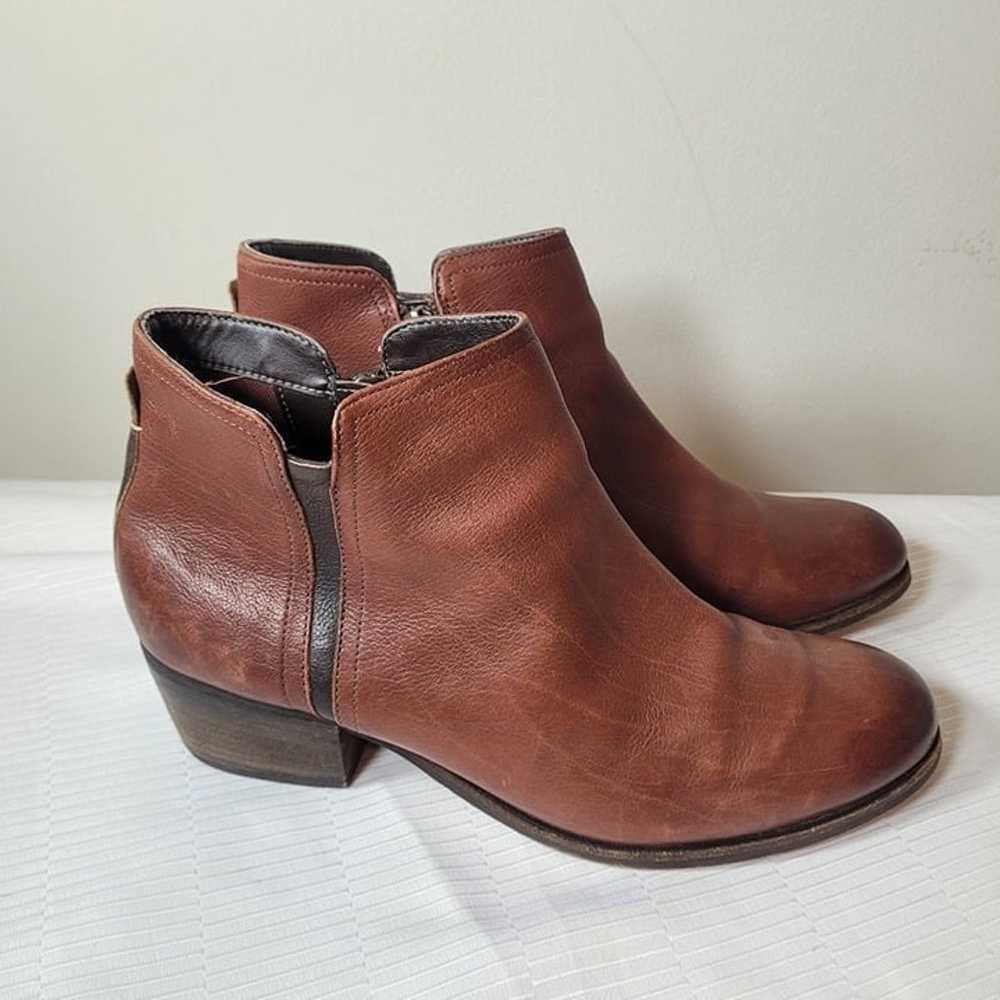 Clarks Maypearl Ramie Brown Leather Ankle Booties… - image 5