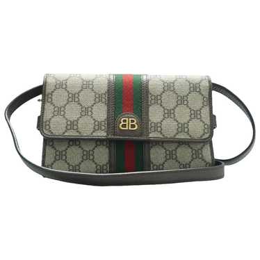 Gucci X Balenciaga Leather handbag - image 1