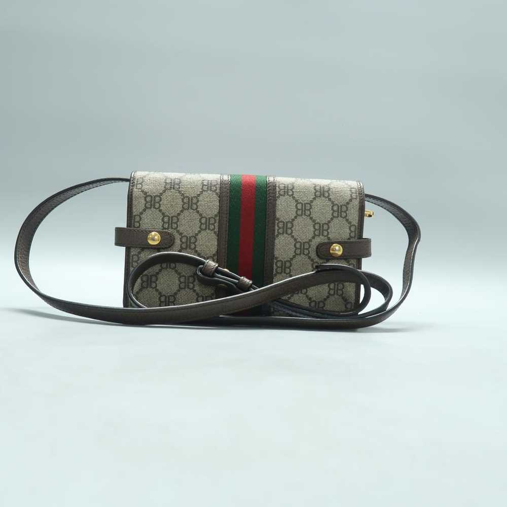 Gucci X Balenciaga Leather handbag - image 3