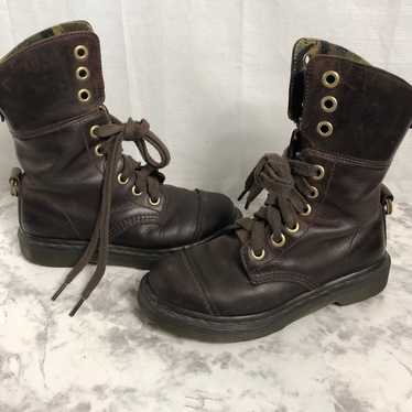 Dr Martens Air Wair Brown leather combat boots Wo… - image 1