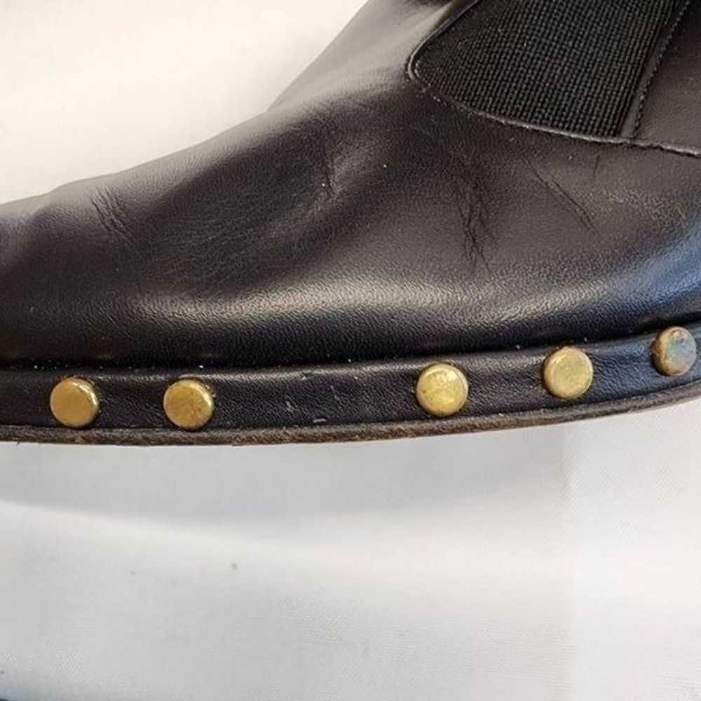 Vintage Prevata Made in Italy Leather Studded Bla… - image 12