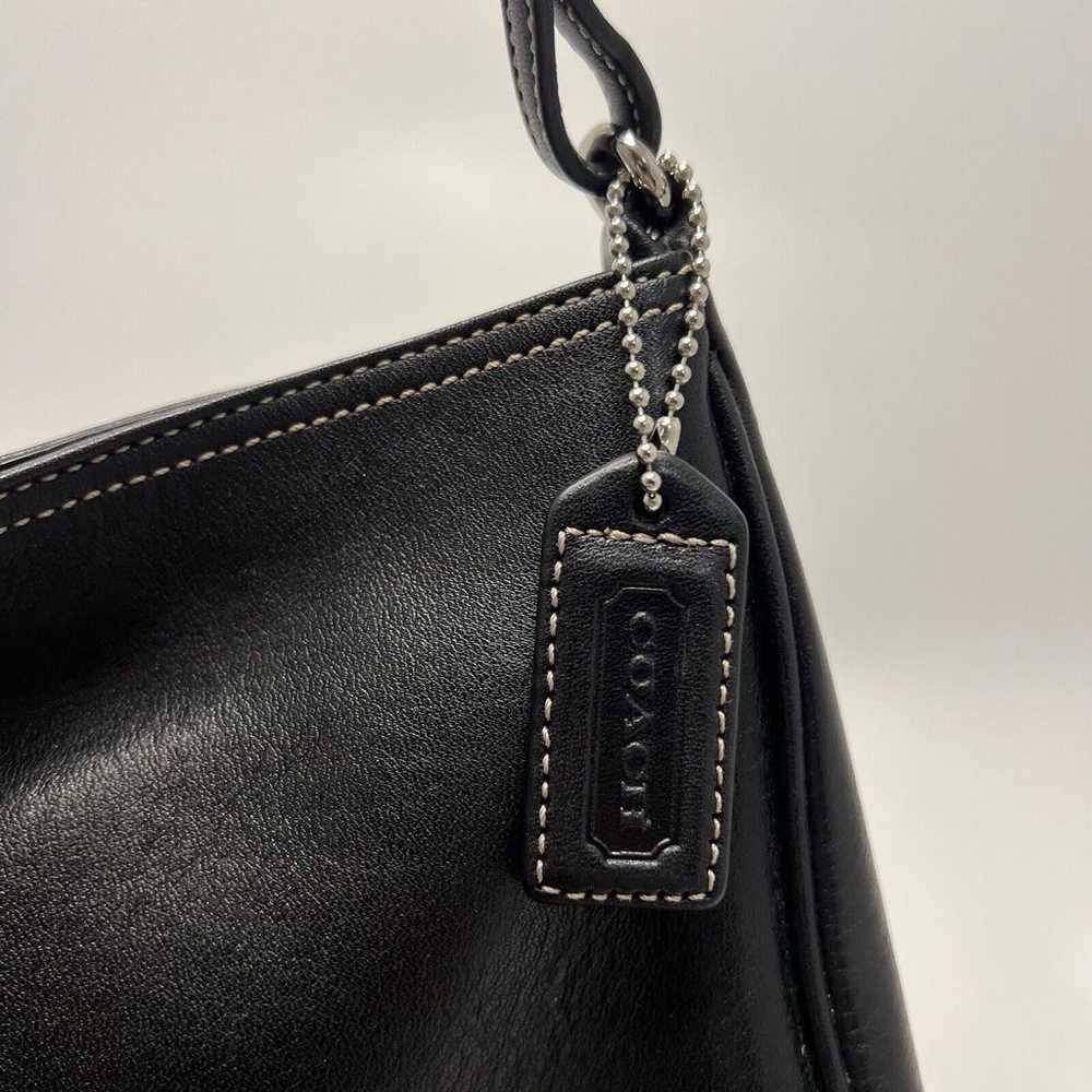 Vtg Y2K Coach Hamilton Hobo 7778 Black Soft Leath… - image 2