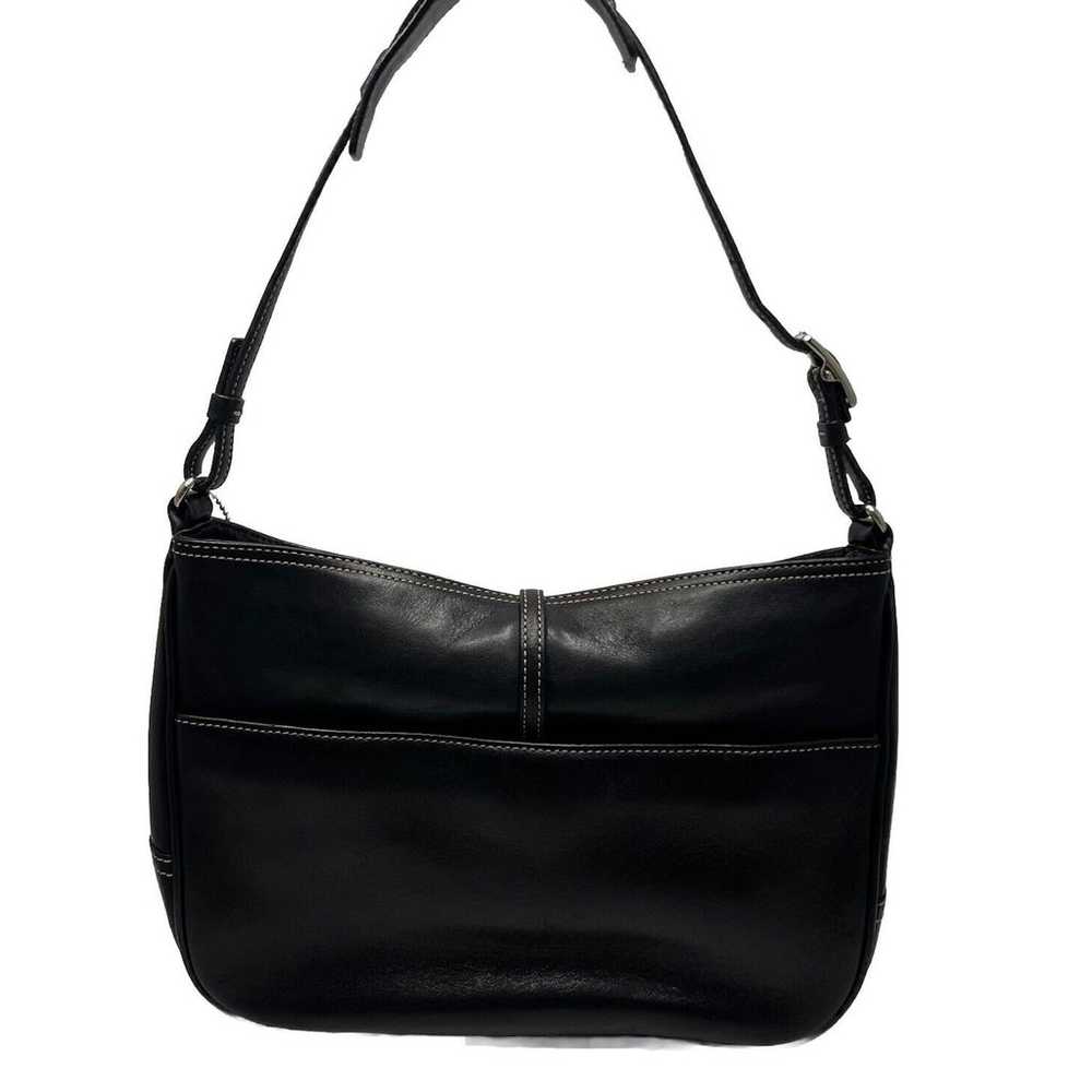 Vtg Y2K Coach Hamilton Hobo 7778 Black Soft Leath… - image 9