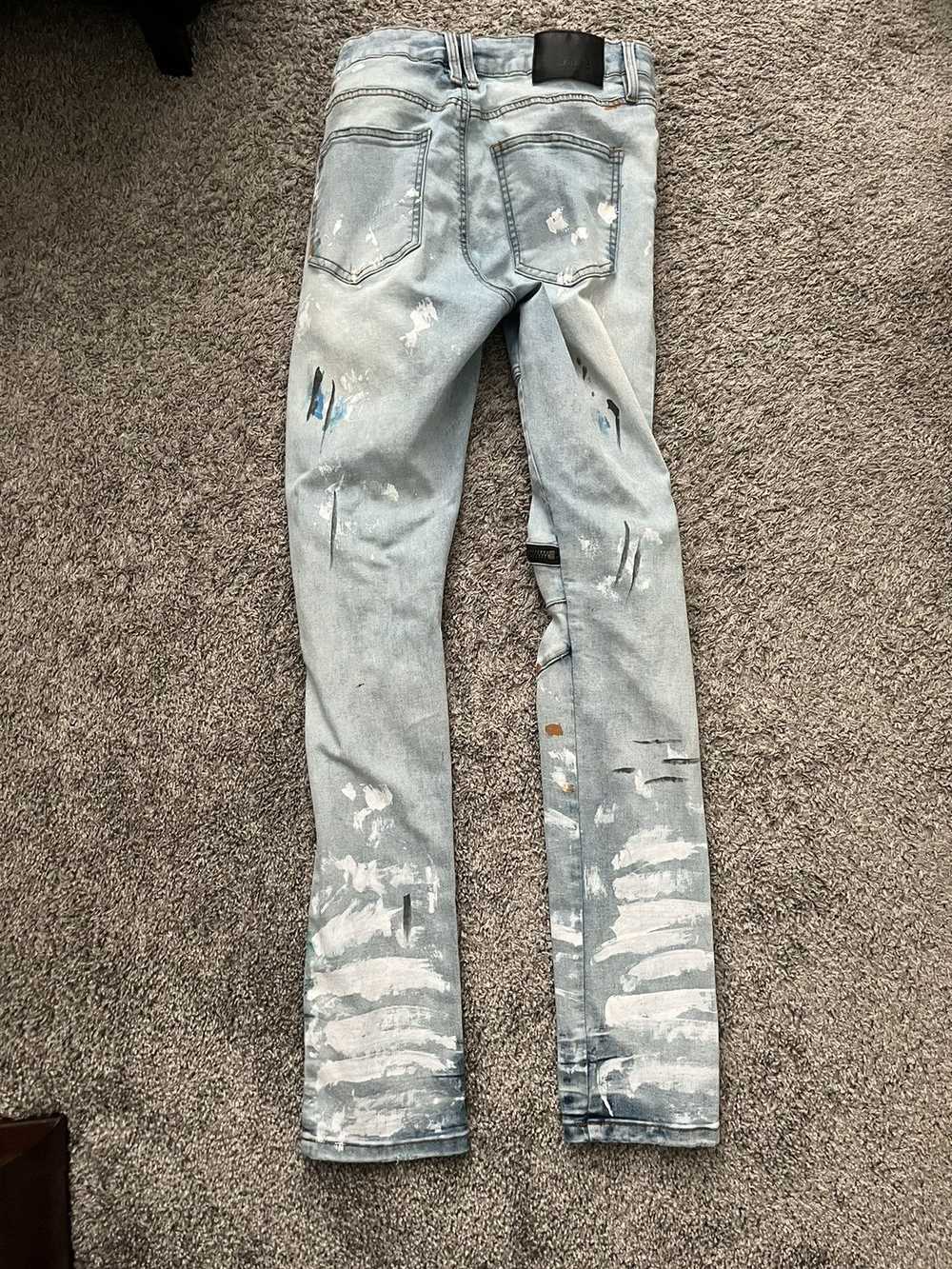 Rue 21 Blue painted Jeans - image 2