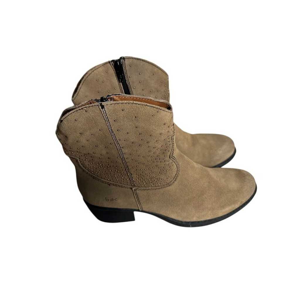 b.o.c. Born Concepts Taupe Suede Ankle Boots West… - image 1