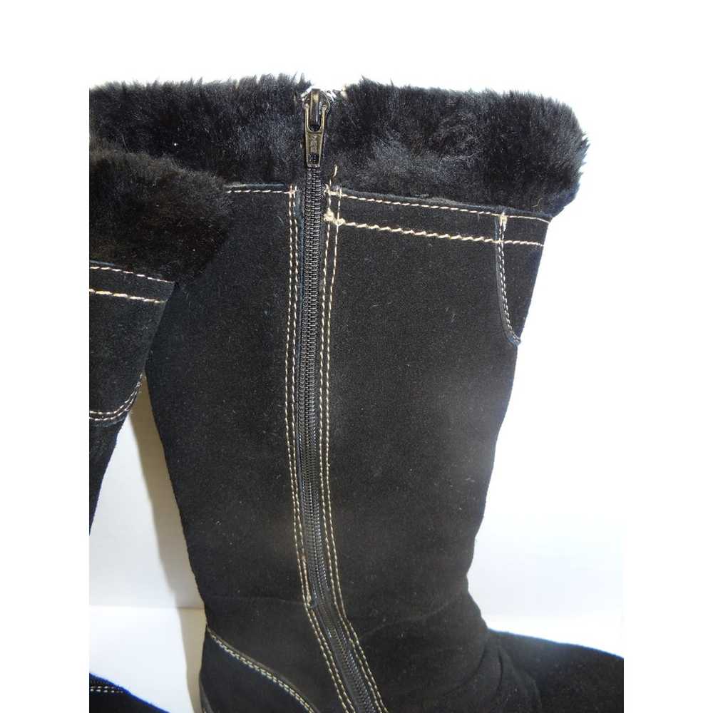 Black Suede Boots by Bare Traps,  Women's Cozy Wi… - image 4