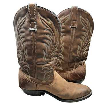 Laredo Boots Women's 7.5 Western Cowboy Lea Vamp … - image 1