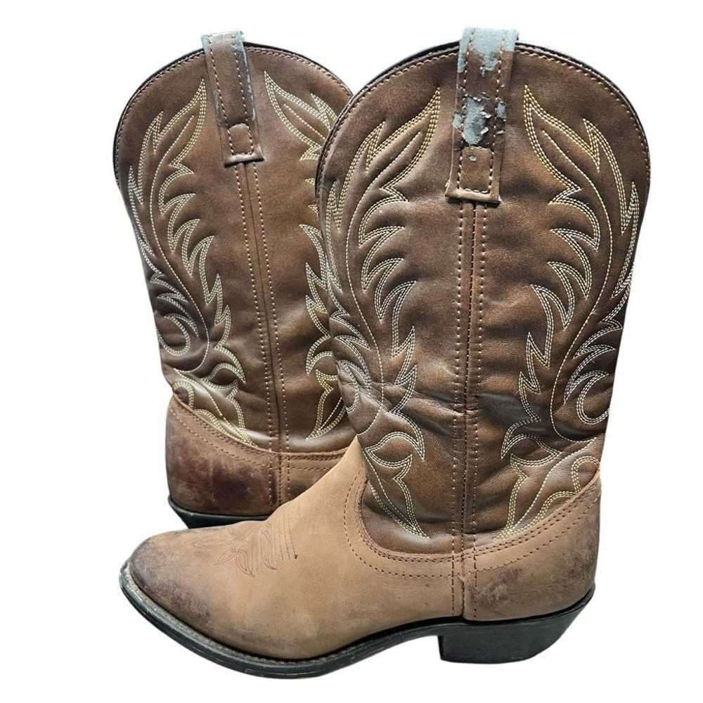 Laredo Boots Women's 7.5 Western Cowboy Lea Vamp … - image 2