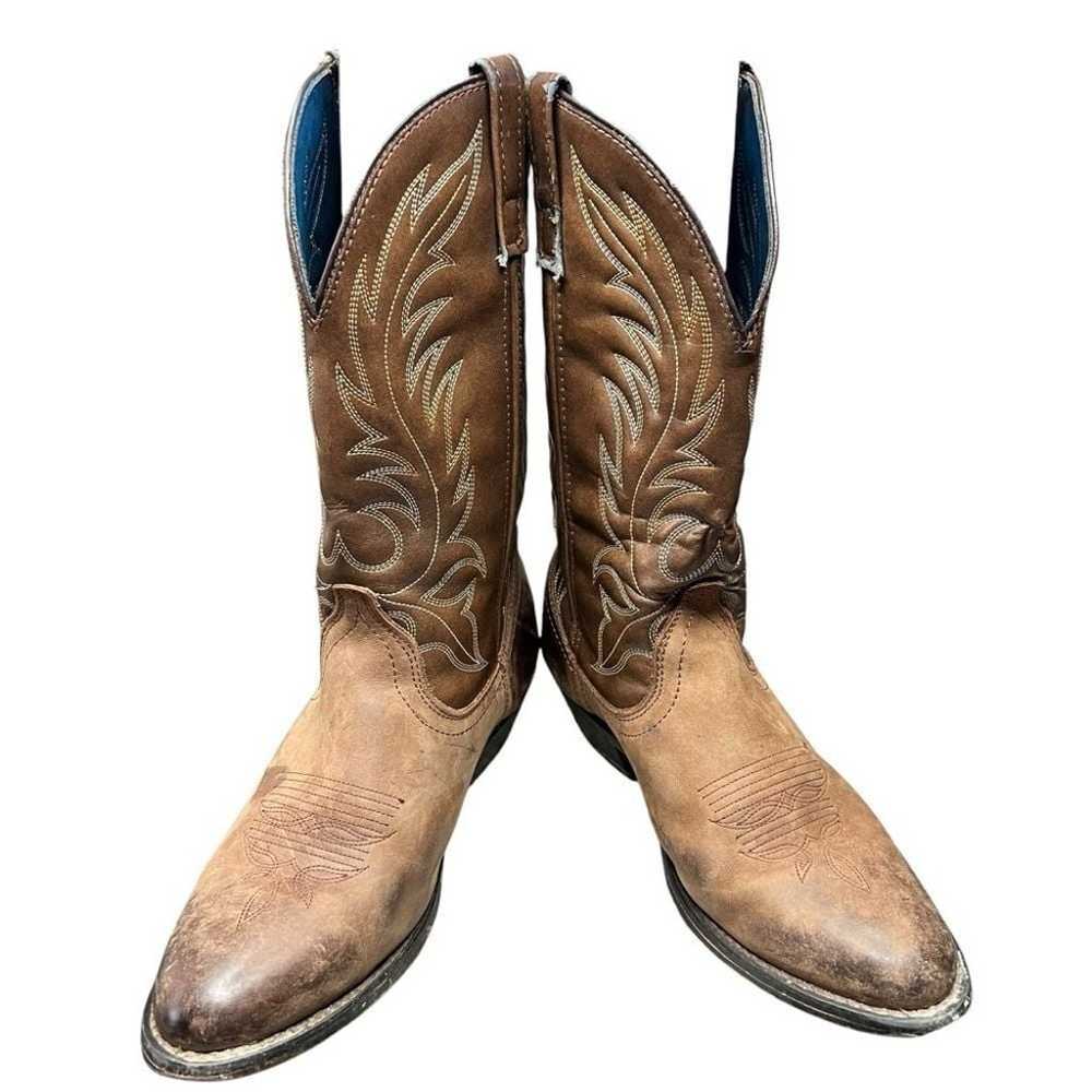 Laredo Boots Women's 7.5 Western Cowboy Lea Vamp … - image 3