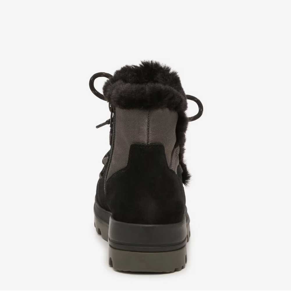 Baretraps Nadya fur lined Suede lace-up Bootie Bo… - image 3