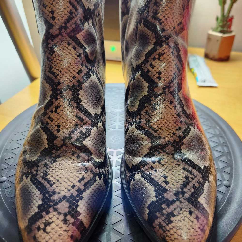 CIRCUS BY SAM EDELMAN SNAKE BOOTS. - image 3