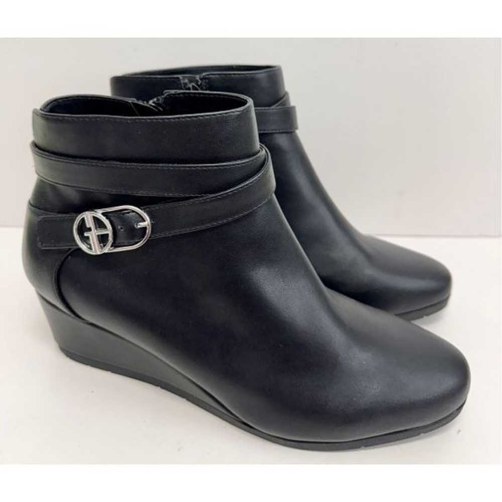 Giani Bernini Wedge Boots Size 9.5 Memory Foam Bl… - image 2