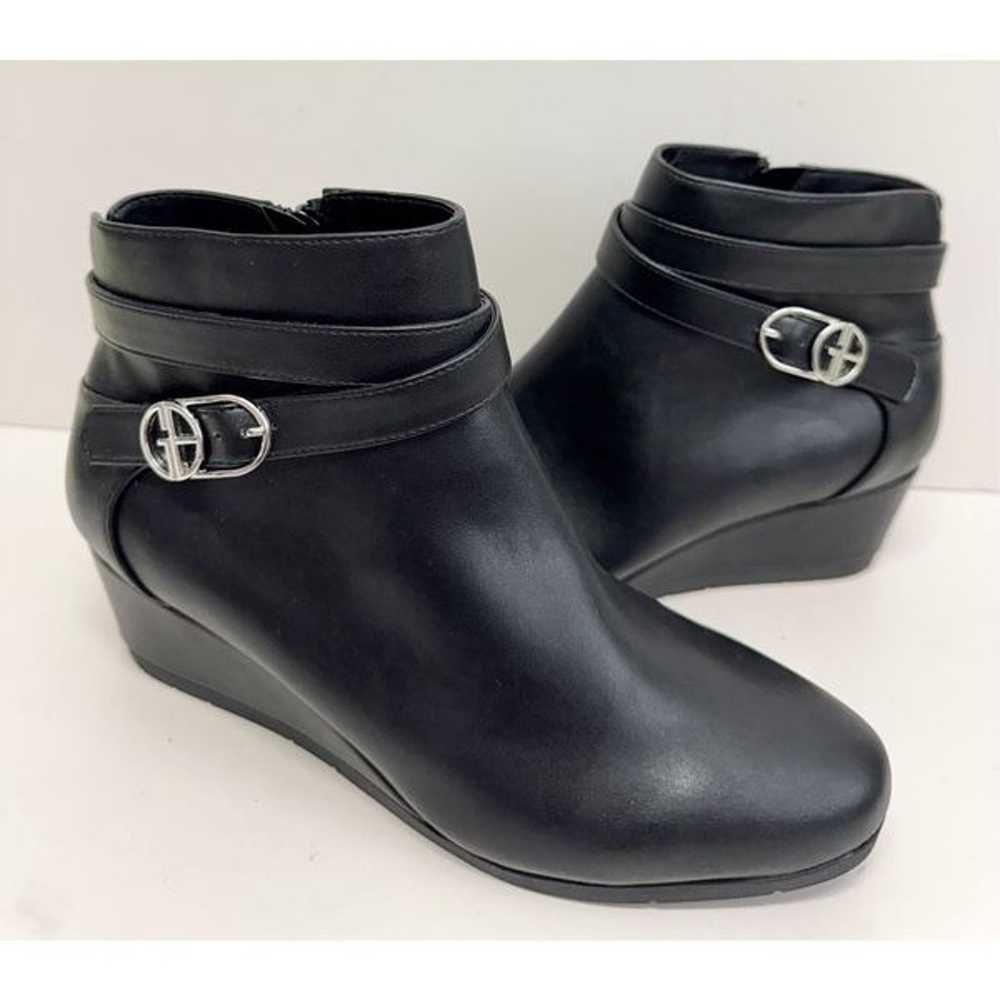 Giani Bernini Wedge Boots Size 9.5 Memory Foam Bl… - image 3