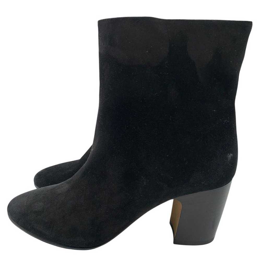 Vince Suede Bootie 10 M Black Boots Ankle Minimal… - image 1