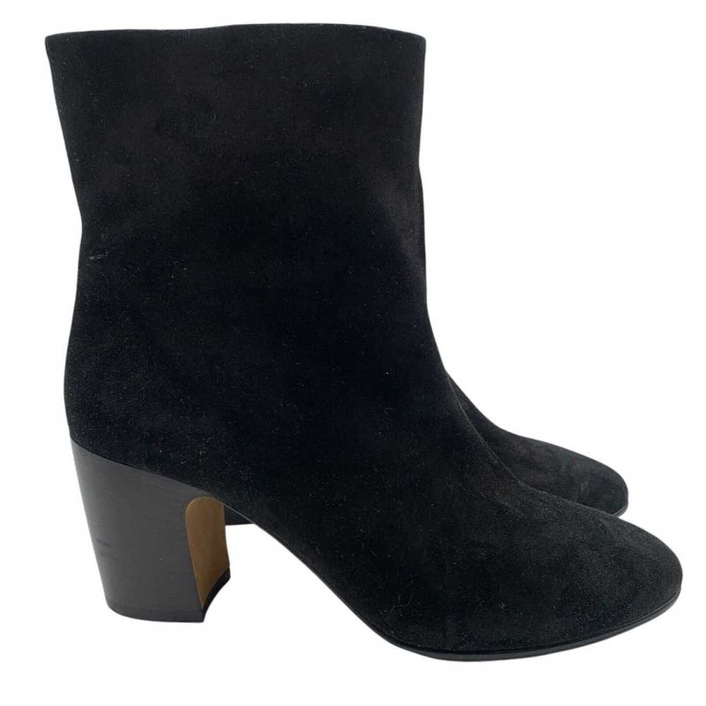 Vince Suede Bootie 10 M Black Boots Ankle Minimal… - image 2