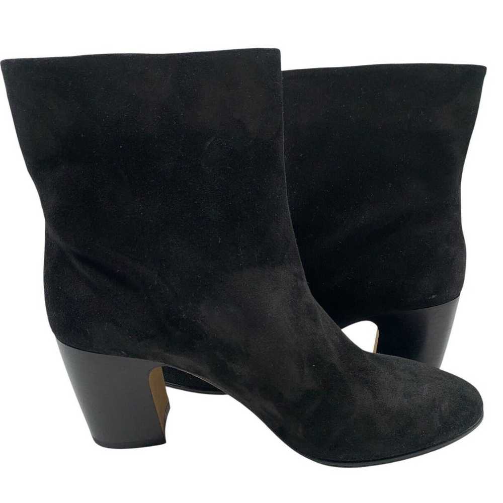 Vince Suede Bootie 10 M Black Boots Ankle Minimal… - image 6