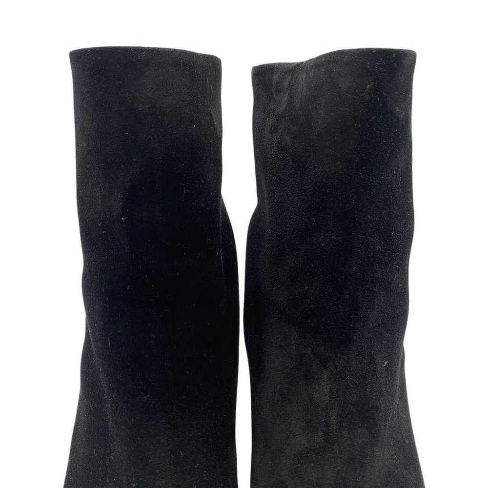 Vince Suede Bootie 10 M Black Boots Ankle Minimal… - image 7