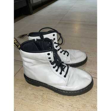 Dr Marten zavala J Boots White Women US Size 5 AW… - image 1